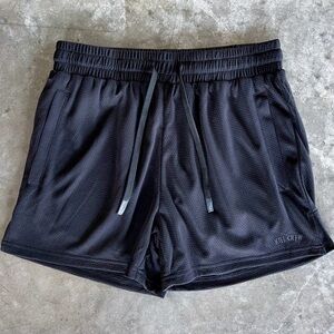 Kill Crew Black Mesh Athletic Shorts with Drawstring